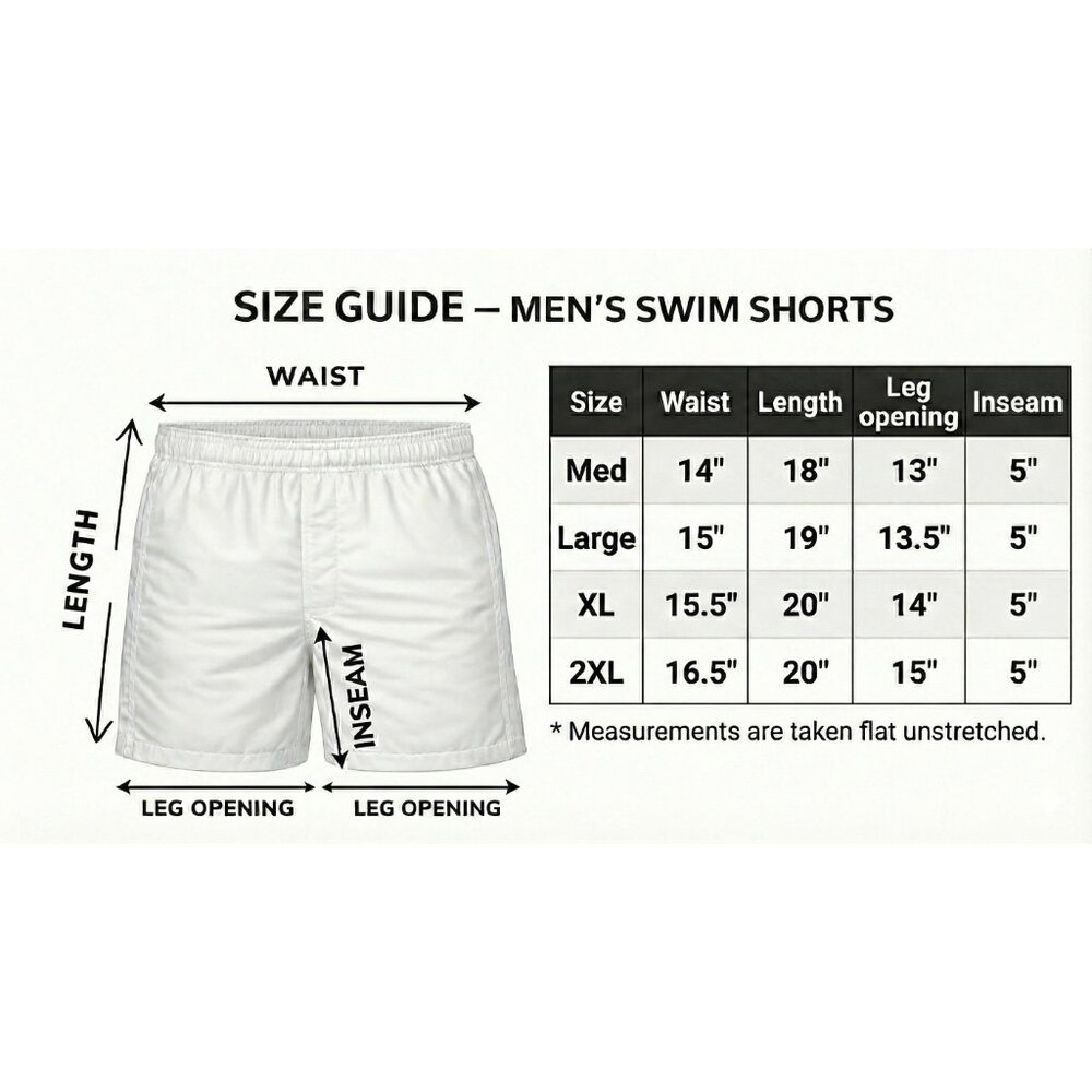 Men’s 2-Pack Quick-Dry Swim Trunks Mesh Liner Beach Board Swim Shorts, 2-Pockets - Picture 2 of 7